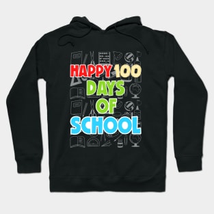 100th Day of School Teachers Kids Child Happy 100 Days Hoodie